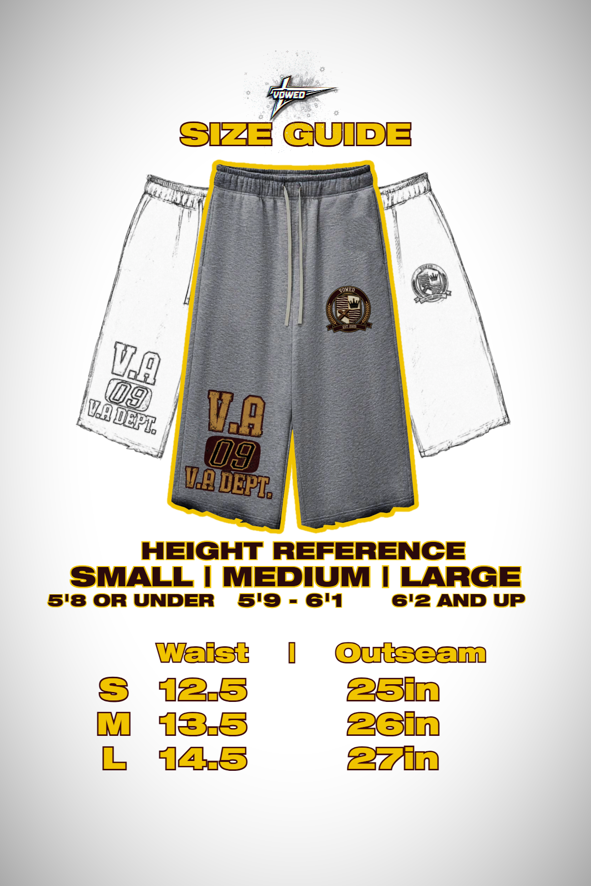 V.A "Varsity" Shorts