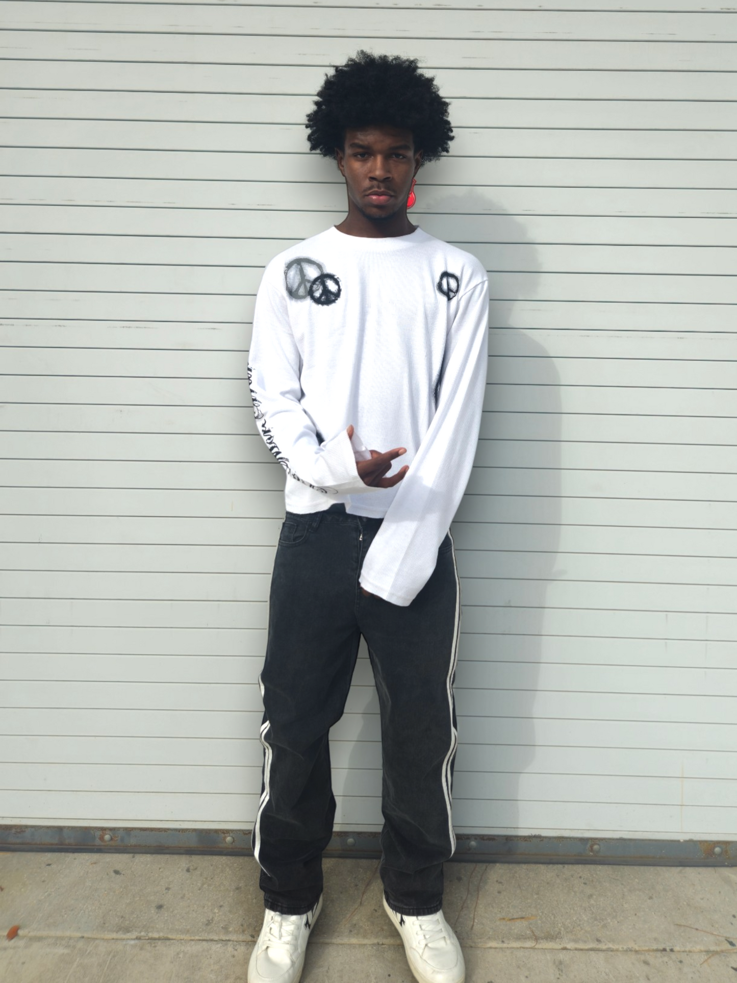 "PEACE" THERMAL WHITE
