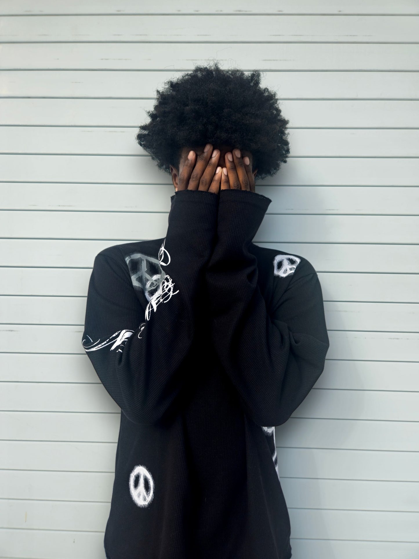 "PEACE" THERMAL BLACK