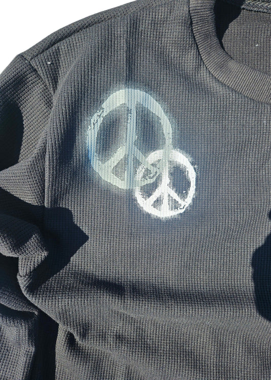 "PEACE" THERMAL BLACK