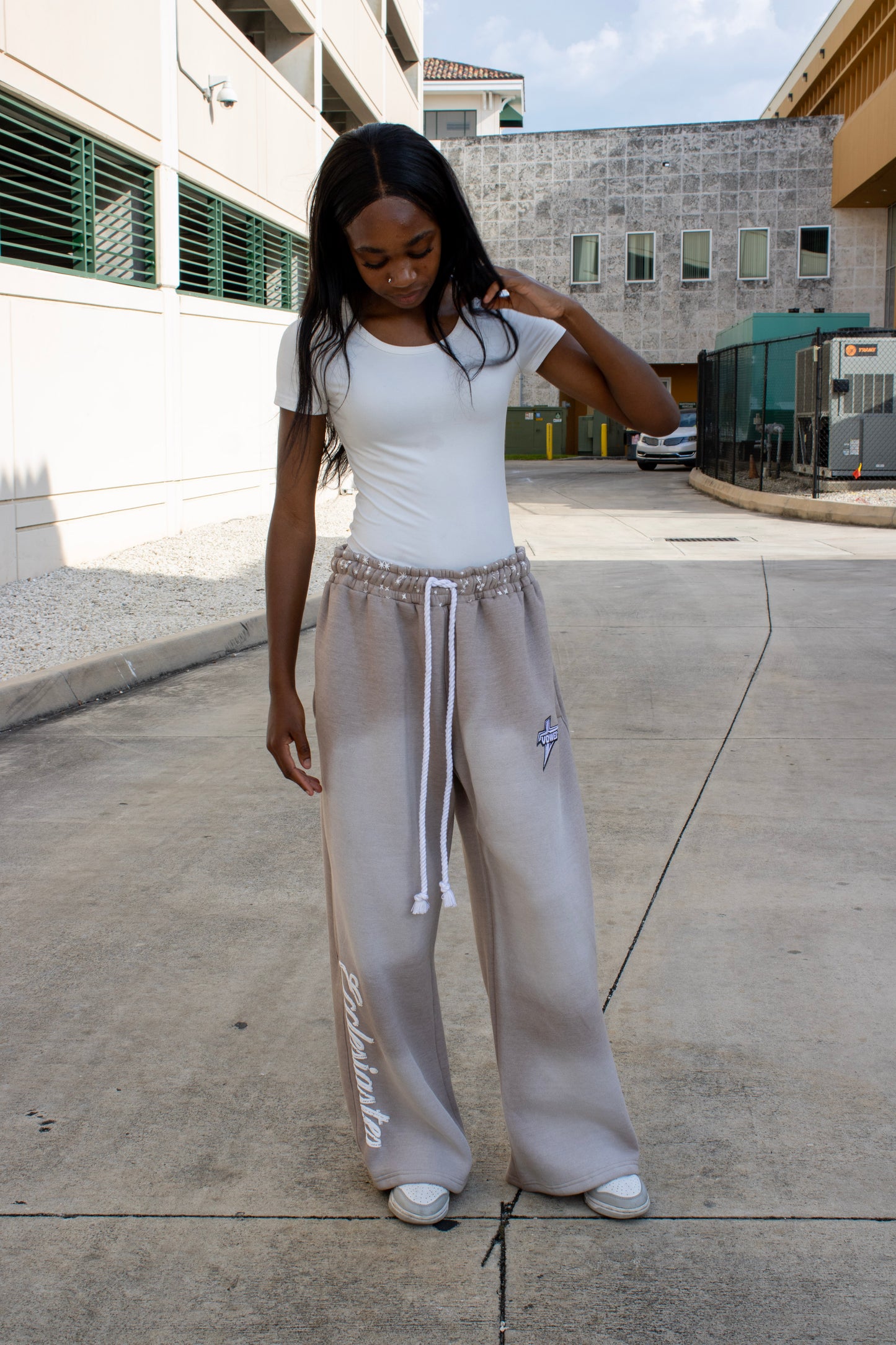 "OFF-GREY" ECCLESIASTES SWEATPANTS
