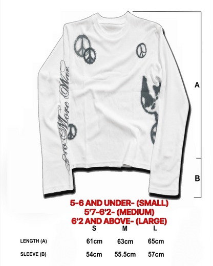 "PEACE" THERMAL WHITE