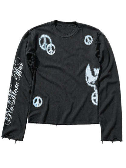 "PEACE" THERMAL BLACK