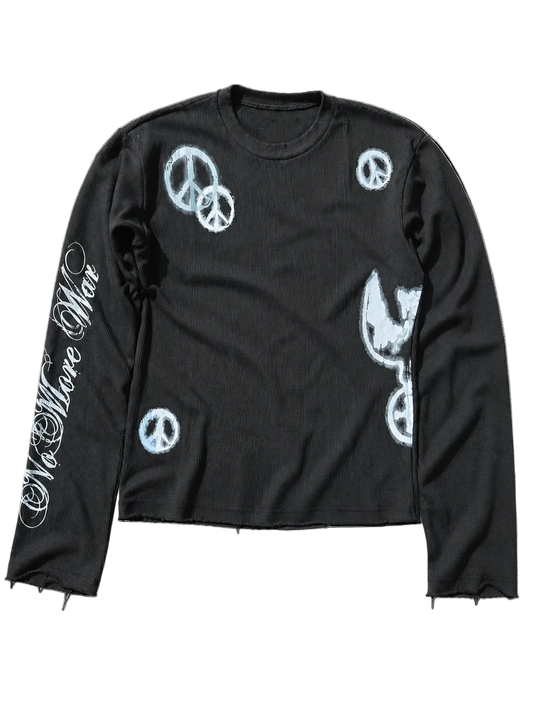 "PEACE" THERMAL BLACK